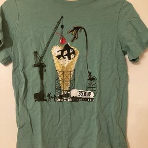 Boys Green Hanna Andersson Ice cream T-shirt